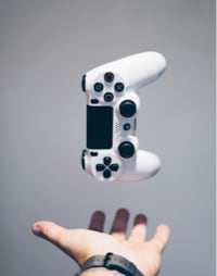 Hand and a control game image